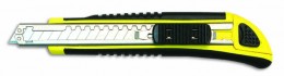 Нож обойный узкий 9 мм с металлической ведомой, резино-пластиковый корпус Auto-Lock, 3 лезвия, артикул 5960, *888*, 0717022